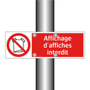 Affichage d'affiches interdit