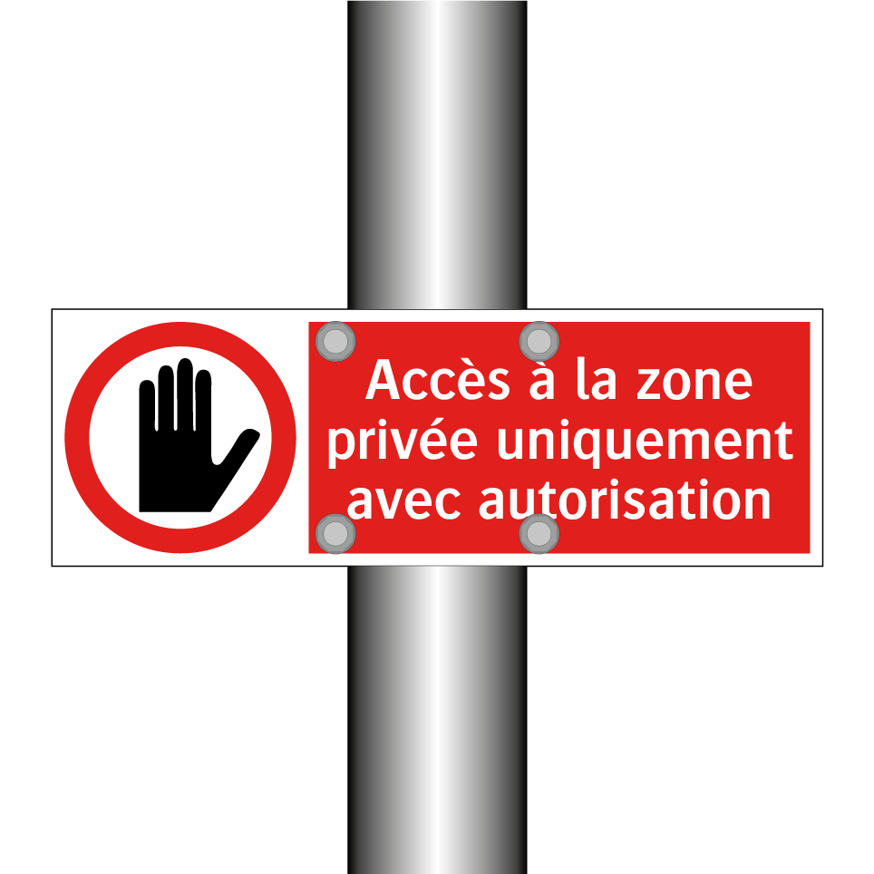 Accès à la zone privée uniquement avec autorisation