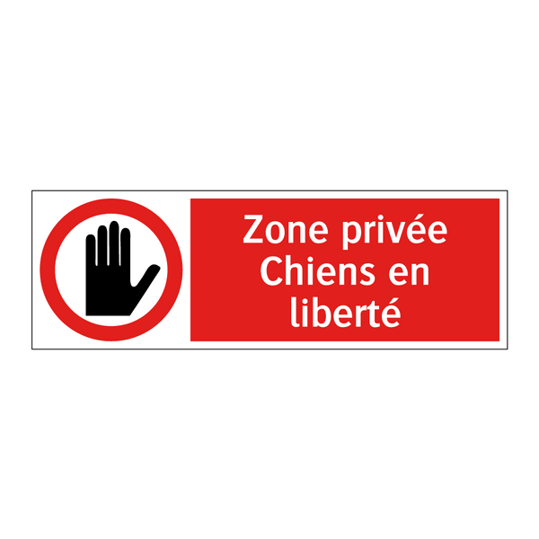 Zone privée Chiens en liberté