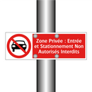 Zone Privée : Entrée et Stationnement Non Autorisés Interdits