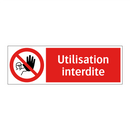 Utilisation interdite