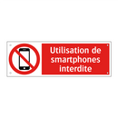 Utilisation de smartphones interdite