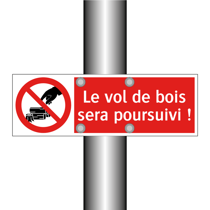 Le vol de bois sera poursuivi !