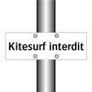 Kitesurf interdit