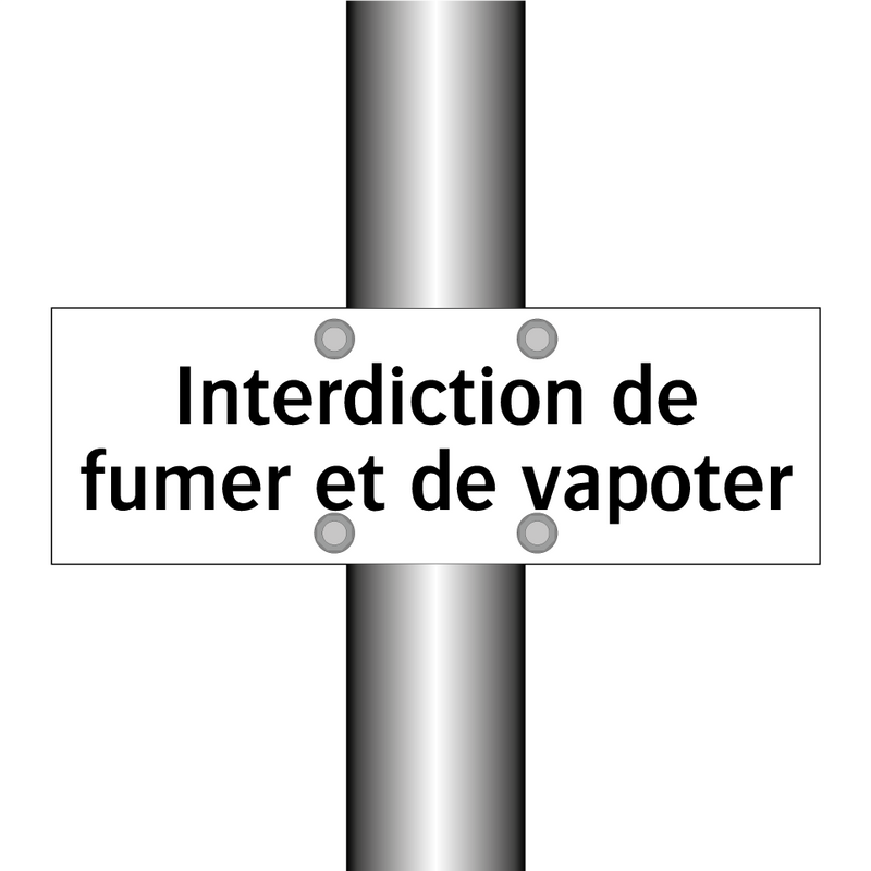 Interdiction de fumer et de vapoter