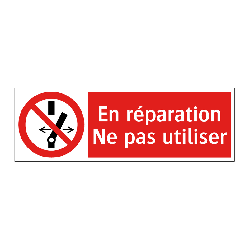En réparation Ne pas utiliser