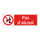 Pas d'alcool