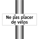 Ne pas placer de vélos