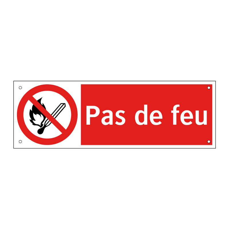 Pas de feu