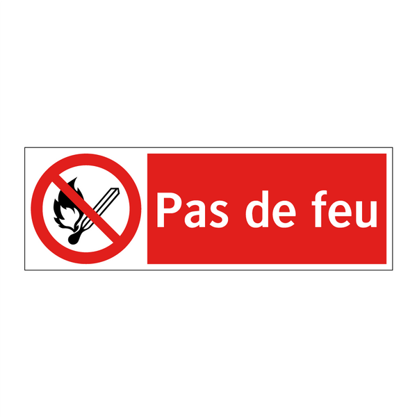 Pas de feu