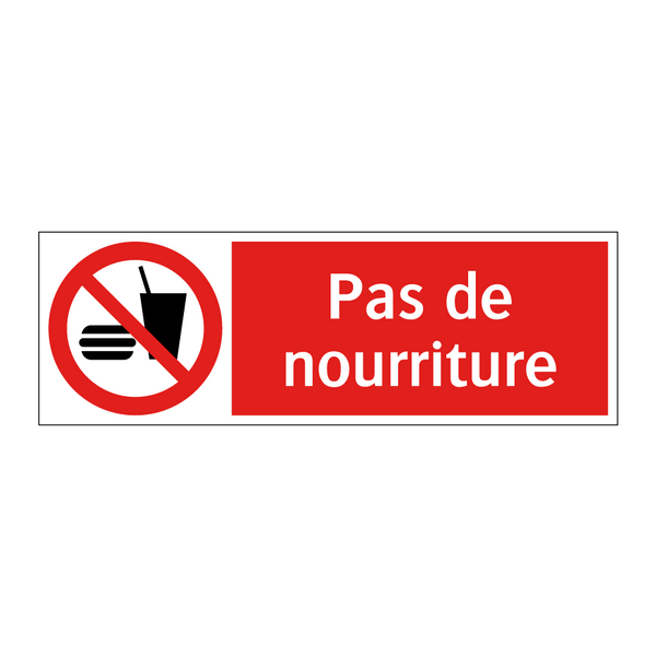 Pas de nourriture