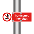 Trottinettes interdites