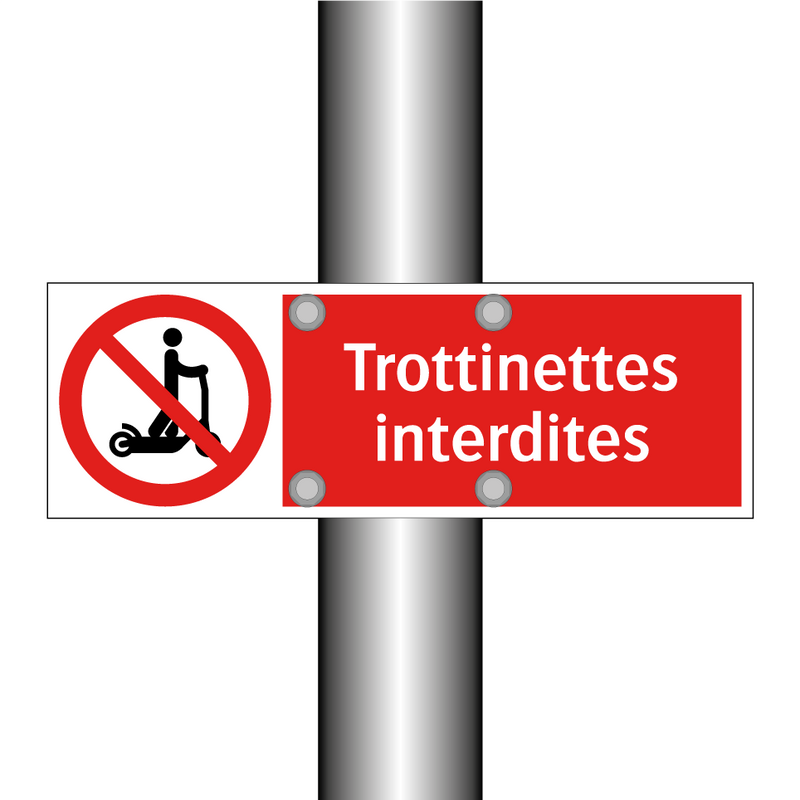 Trottinettes interdites