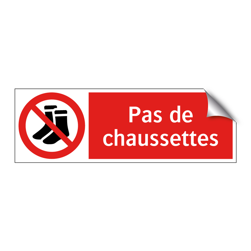 Pas de chaussettes