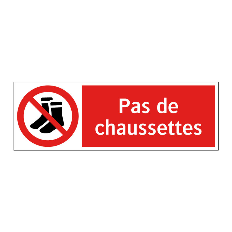 Pas de chaussettes