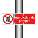 Interdiction de grimper