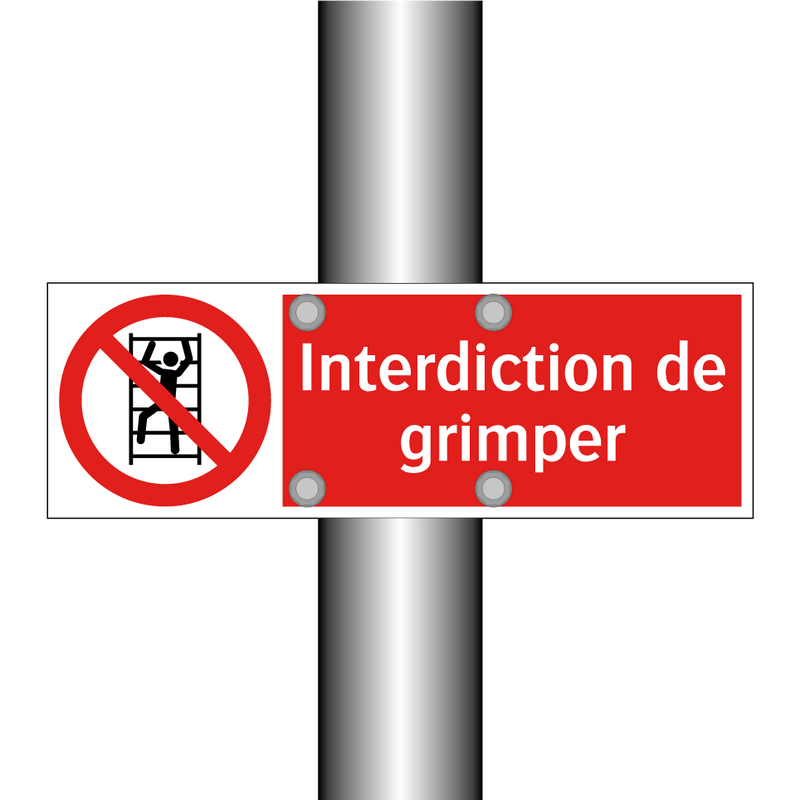 Interdiction de grimper