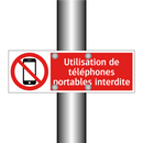 Utilisation de téléphones portables interdite