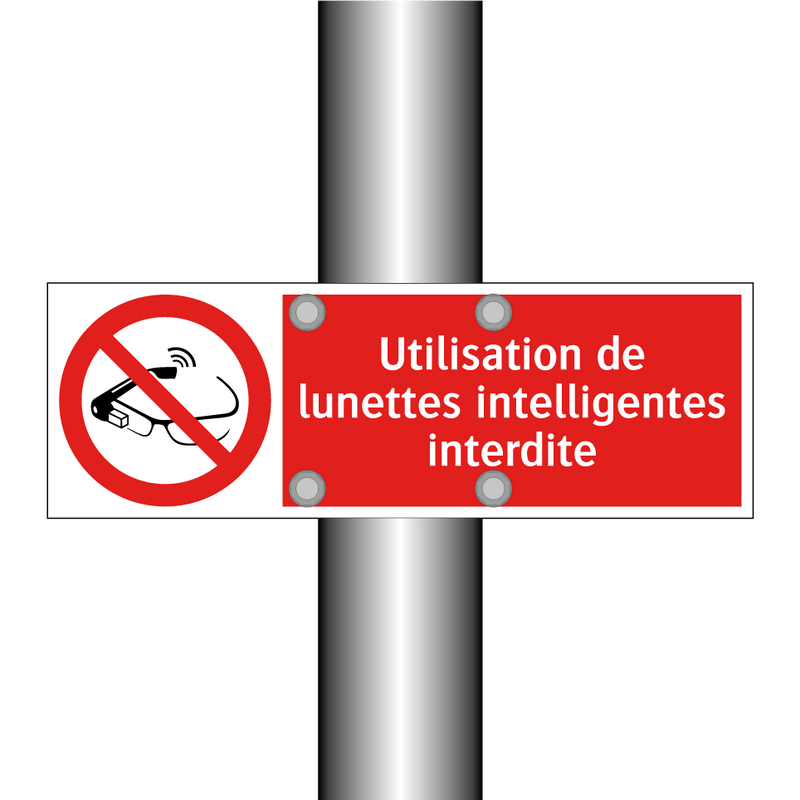 Utilisation de lunettes intelligentes interdite