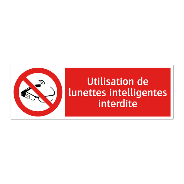 Utilisation de lunettes intelligentes interdite
