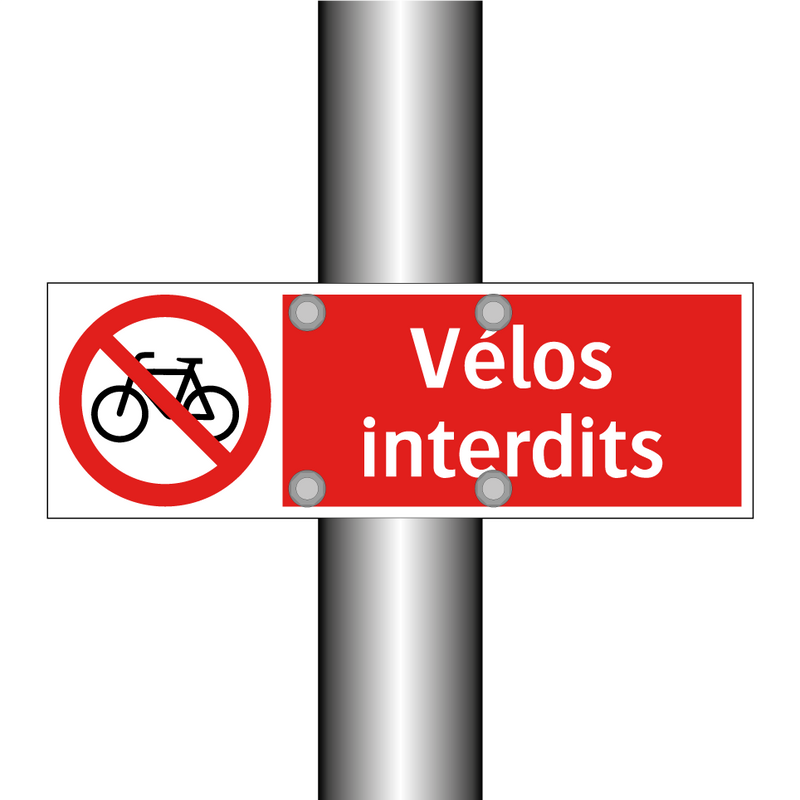 Vélos interdits