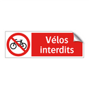 Vélos interdits