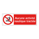 Aucune activité nautique tractée