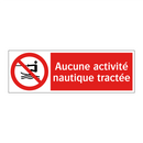 Aucune activité nautique tractée