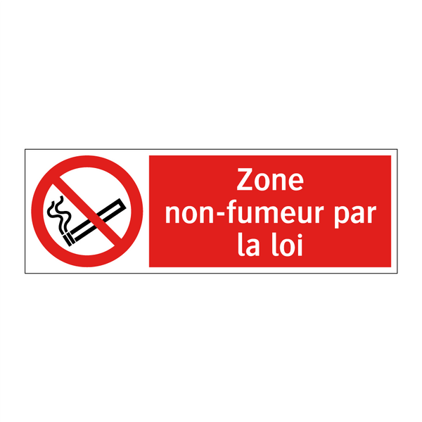 Zone non-fumeur par la loi