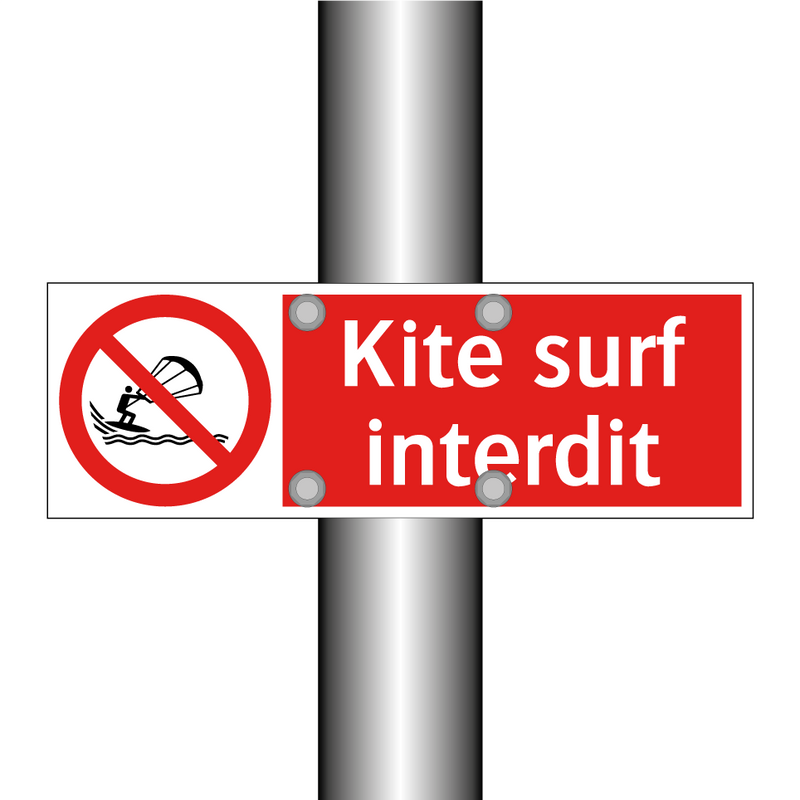 Kite surf interdit