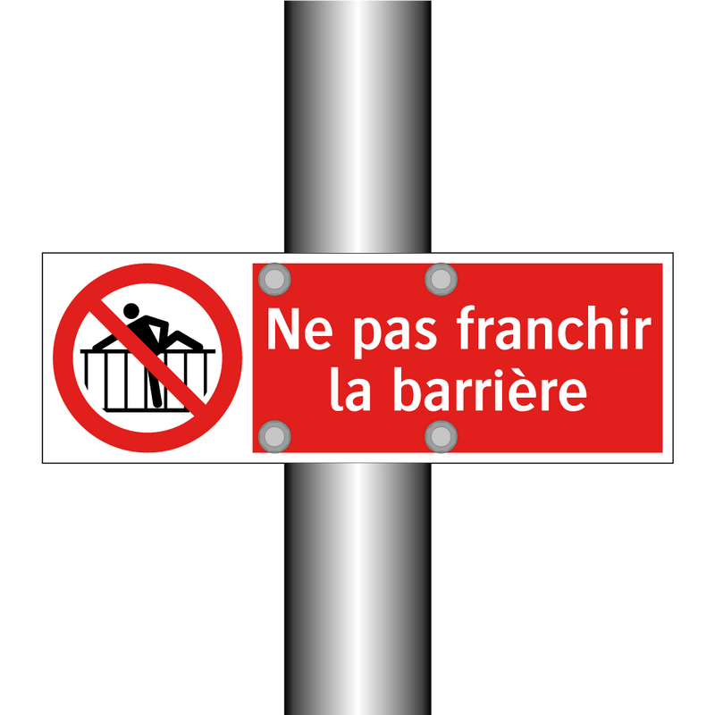Ne pas franchir la barrière