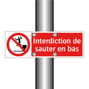 Interdiction de sauter en bas