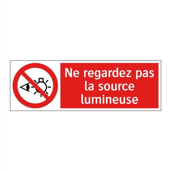 Ne regardez pas la source lumineuse