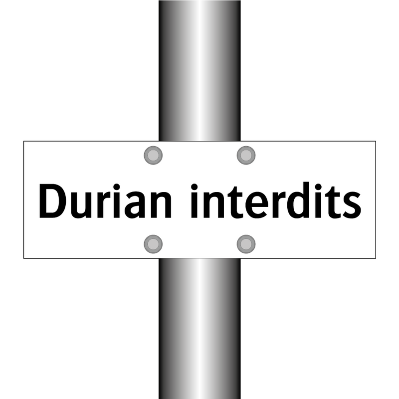 Durian interdits