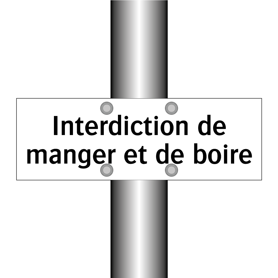Interdiction de manger et de boire