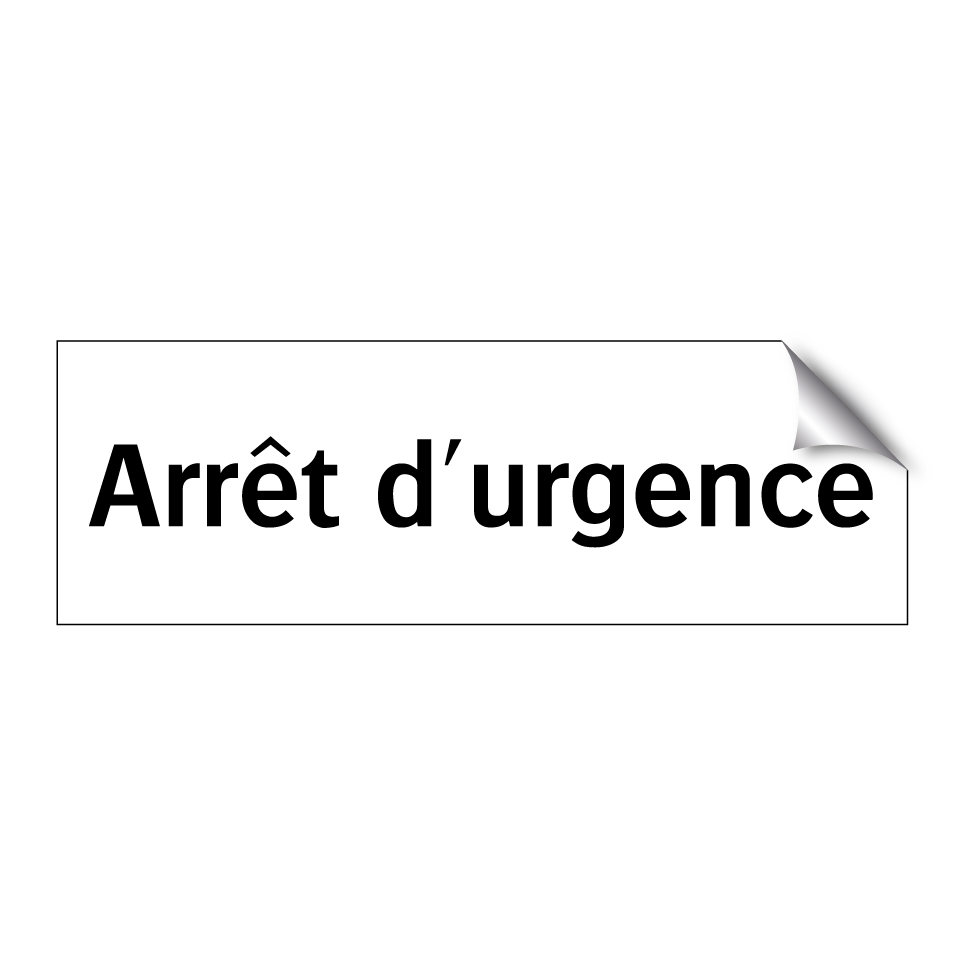 Arrêt d'urgence