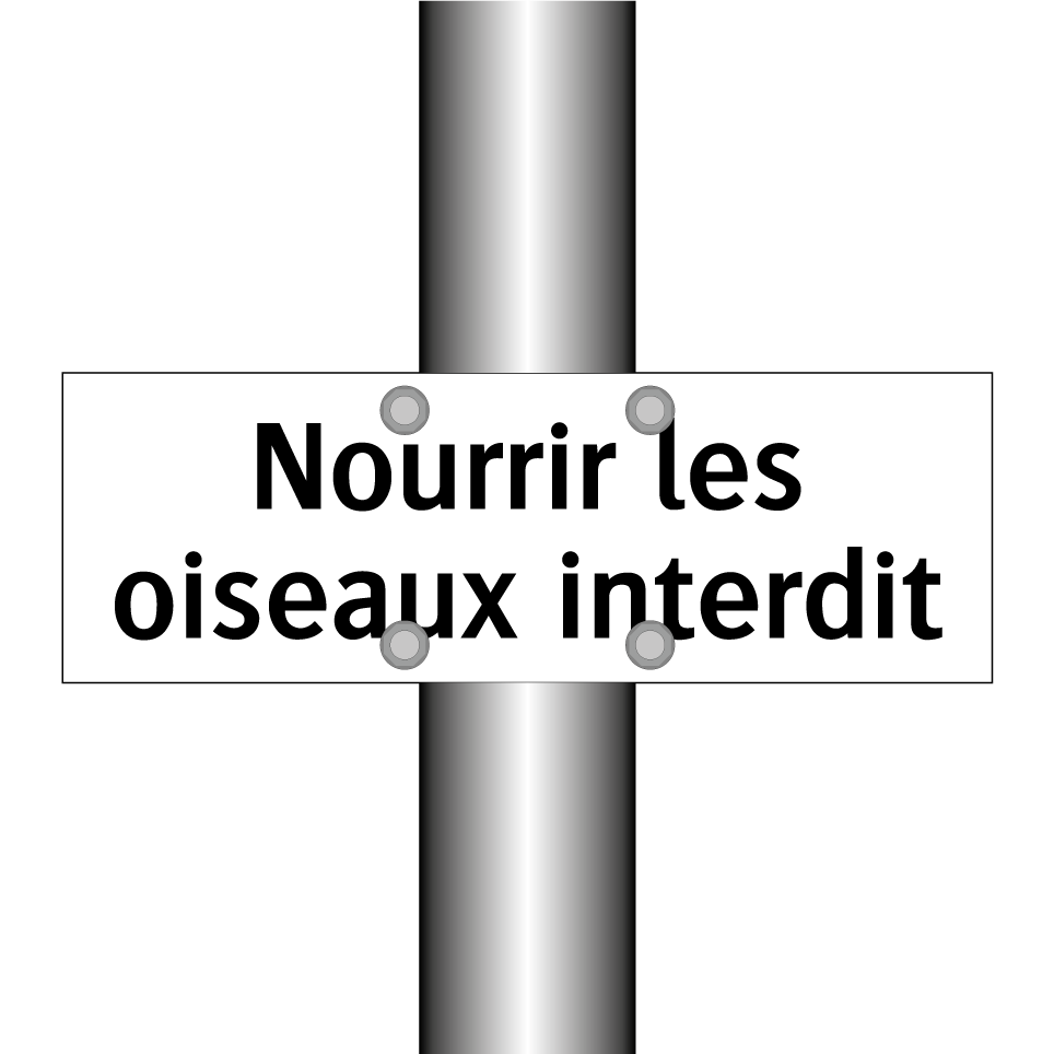 Nourrir les oiseaux interdit