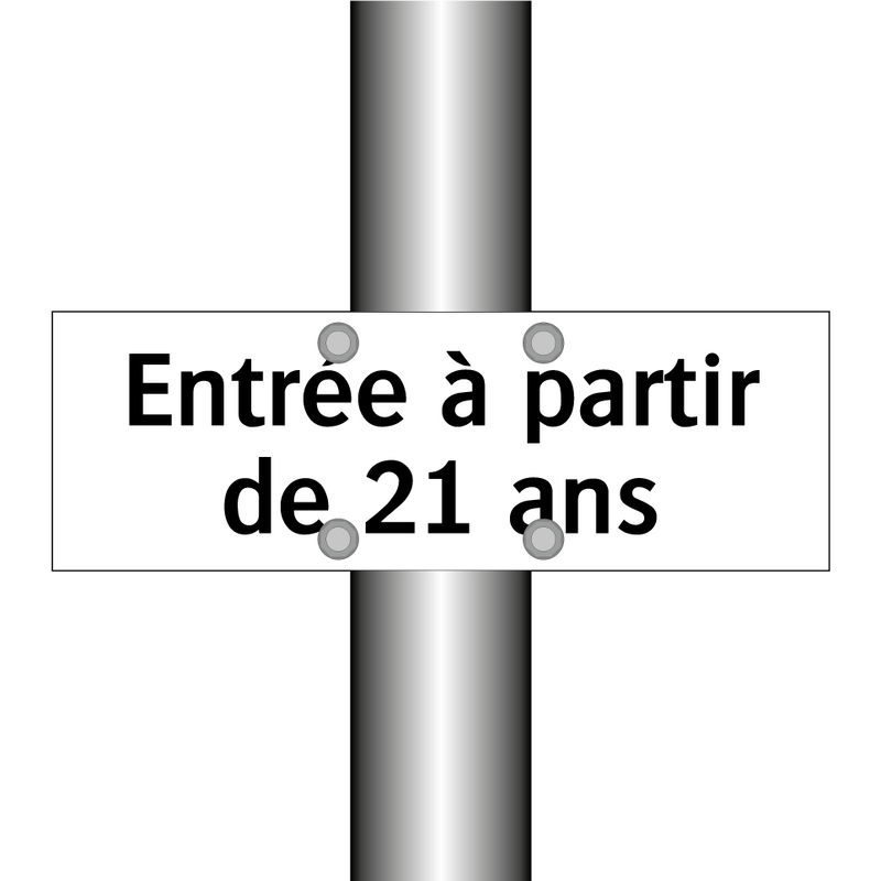 Entrée à partir de 21 ans