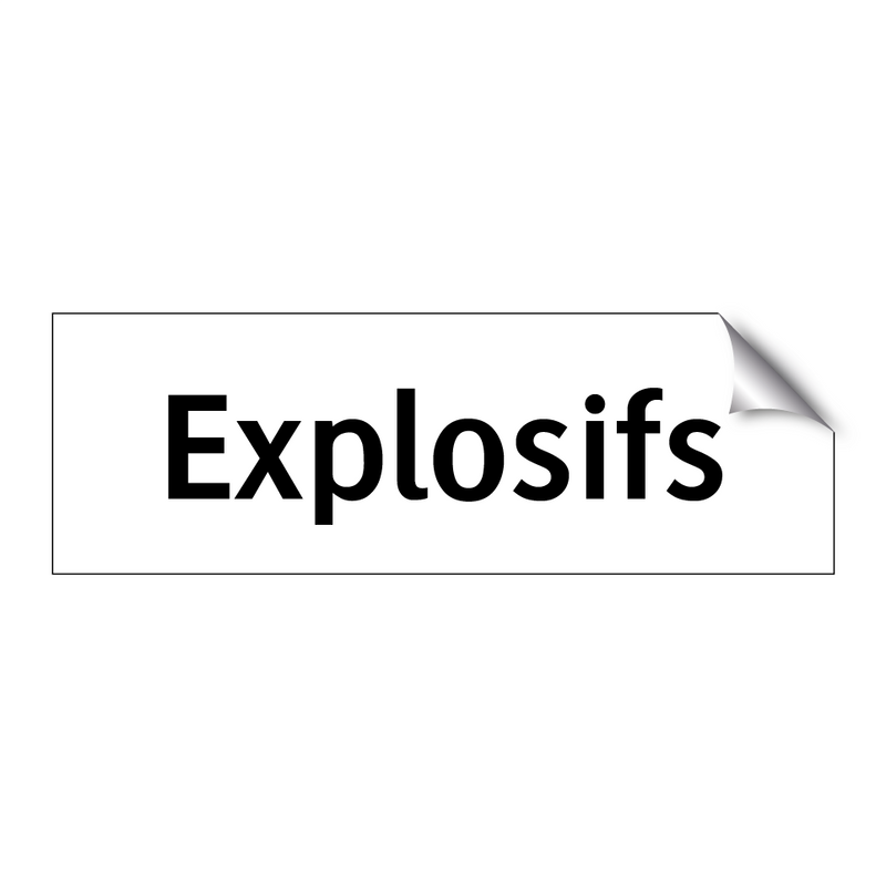 Explosifs