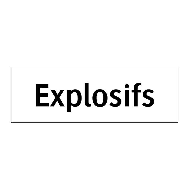 Explosifs