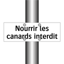 Nourrir les canards interdit