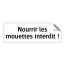 Nourrir les mouettes interdit !