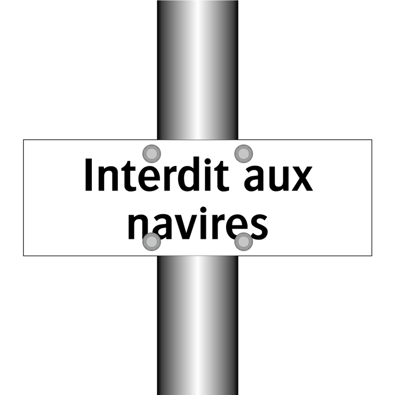 Interdit aux navires