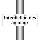 Interdiction des animaux