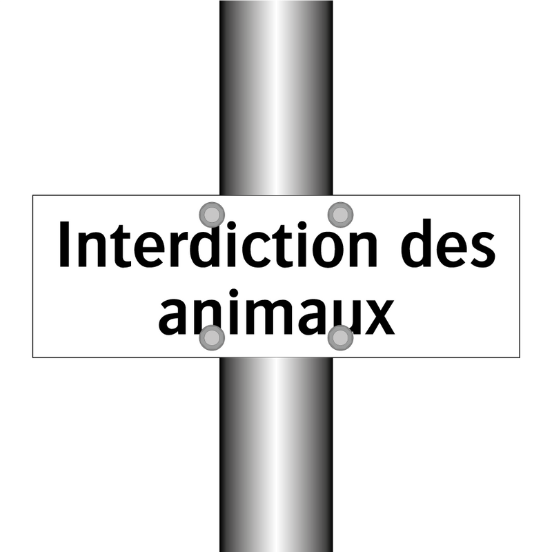 Interdiction des animaux