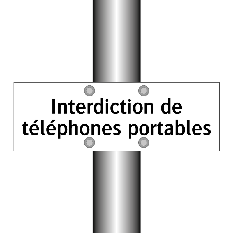Interdiction de téléphones portables