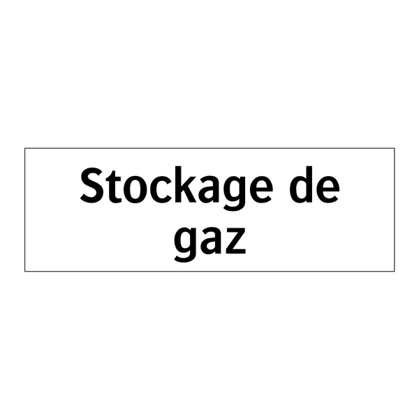 Stockage de gaz
