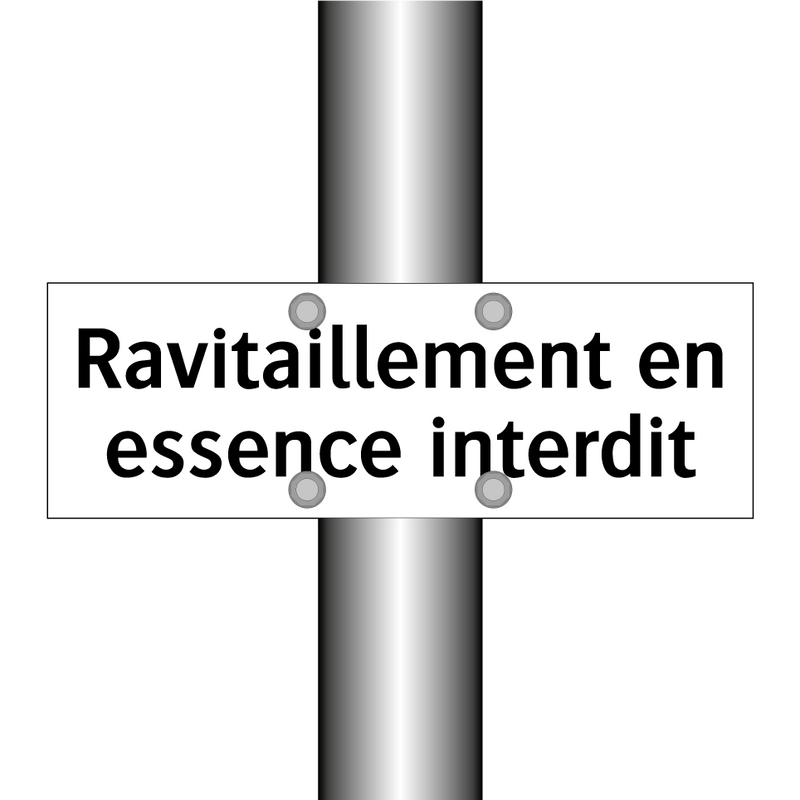Ravitaillement en essence interdit