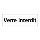 Verre interdit