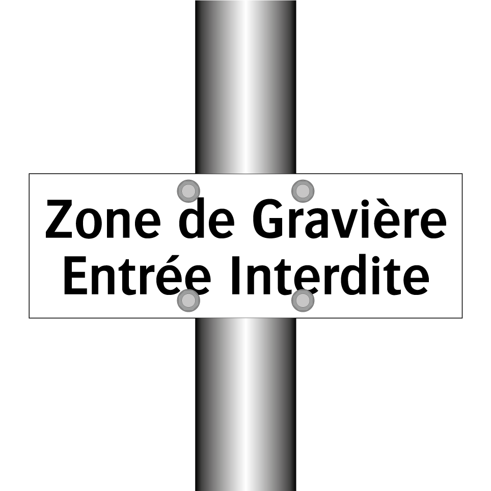 Zone de Gravière Entrée Interdite